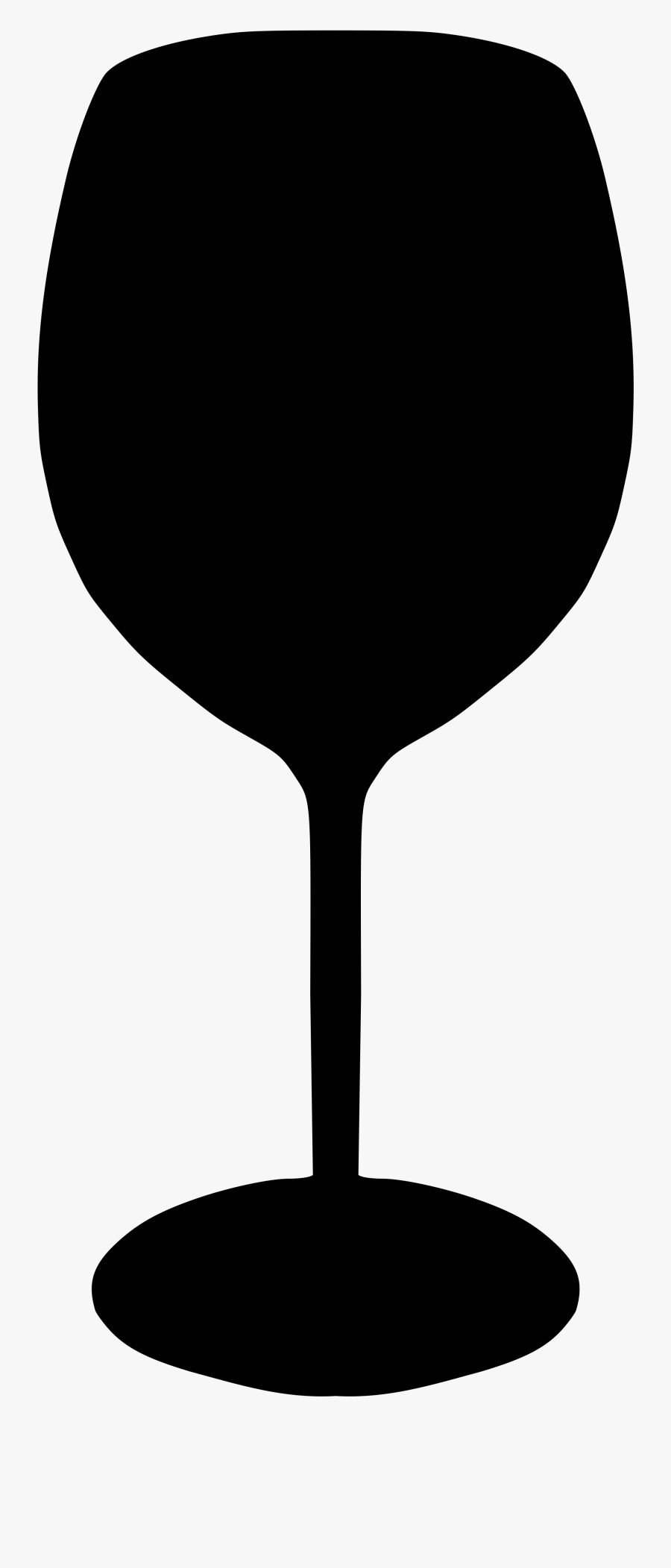 Wine Glass Clipart Png- - Transparent Wine Glass Silhouette, Transparent Clipart