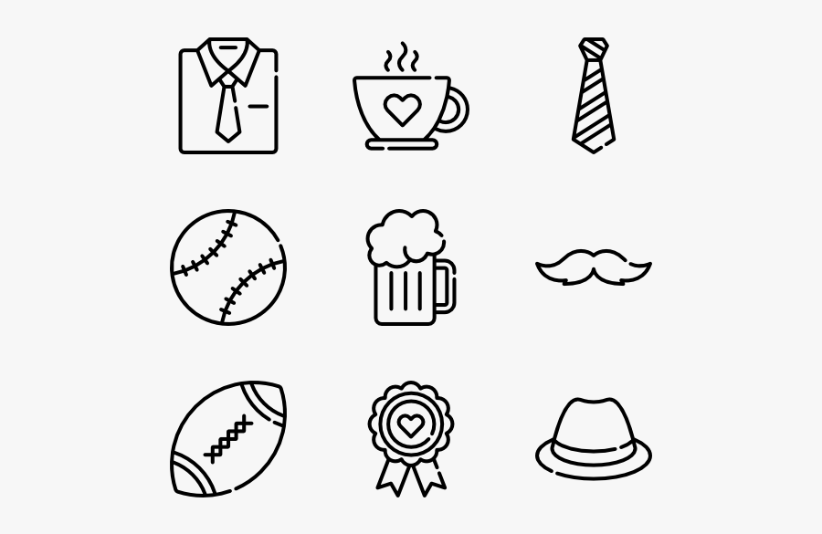 Fathers Day - Fathers Day Icon Png, Transparent Clipart