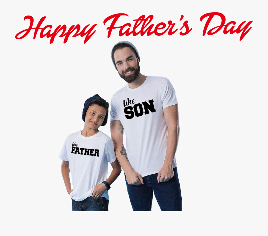Happy Father"s Day Png Clipart - Dad And Son, Transparent Clipart