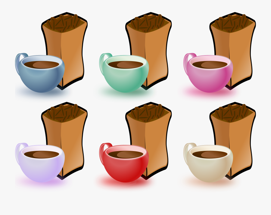 Coffee Cups Clip Arts - Coffee Beans Clip Art, Transparent Clipart
