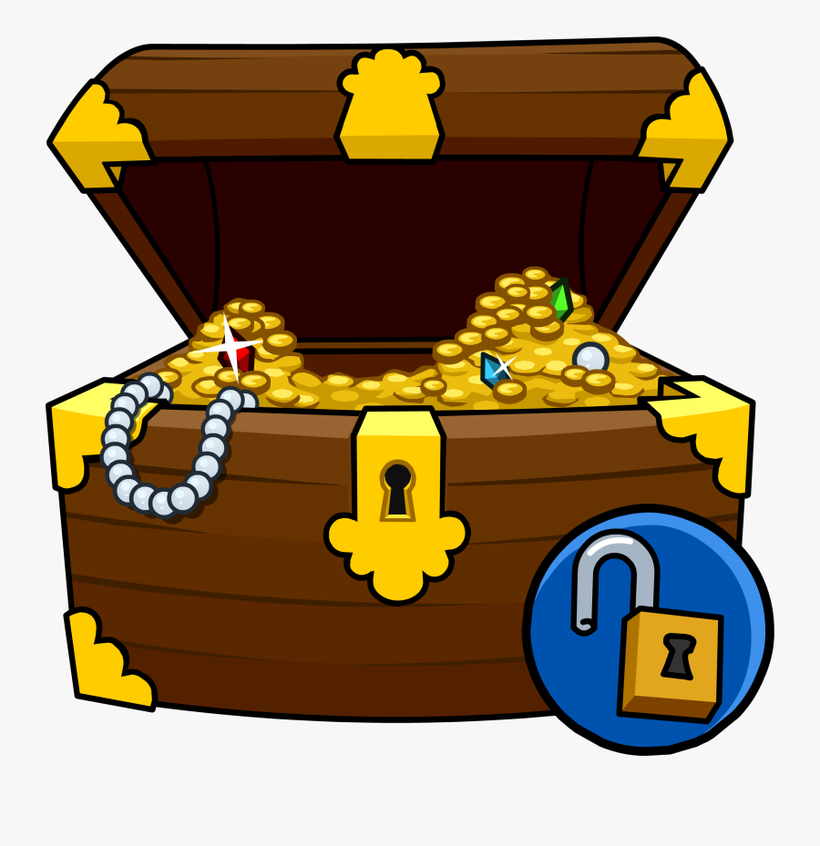 Clip Art Pirate Treasure Clip Art - Closed Treasure Chest Clipart, Transparent Clipart