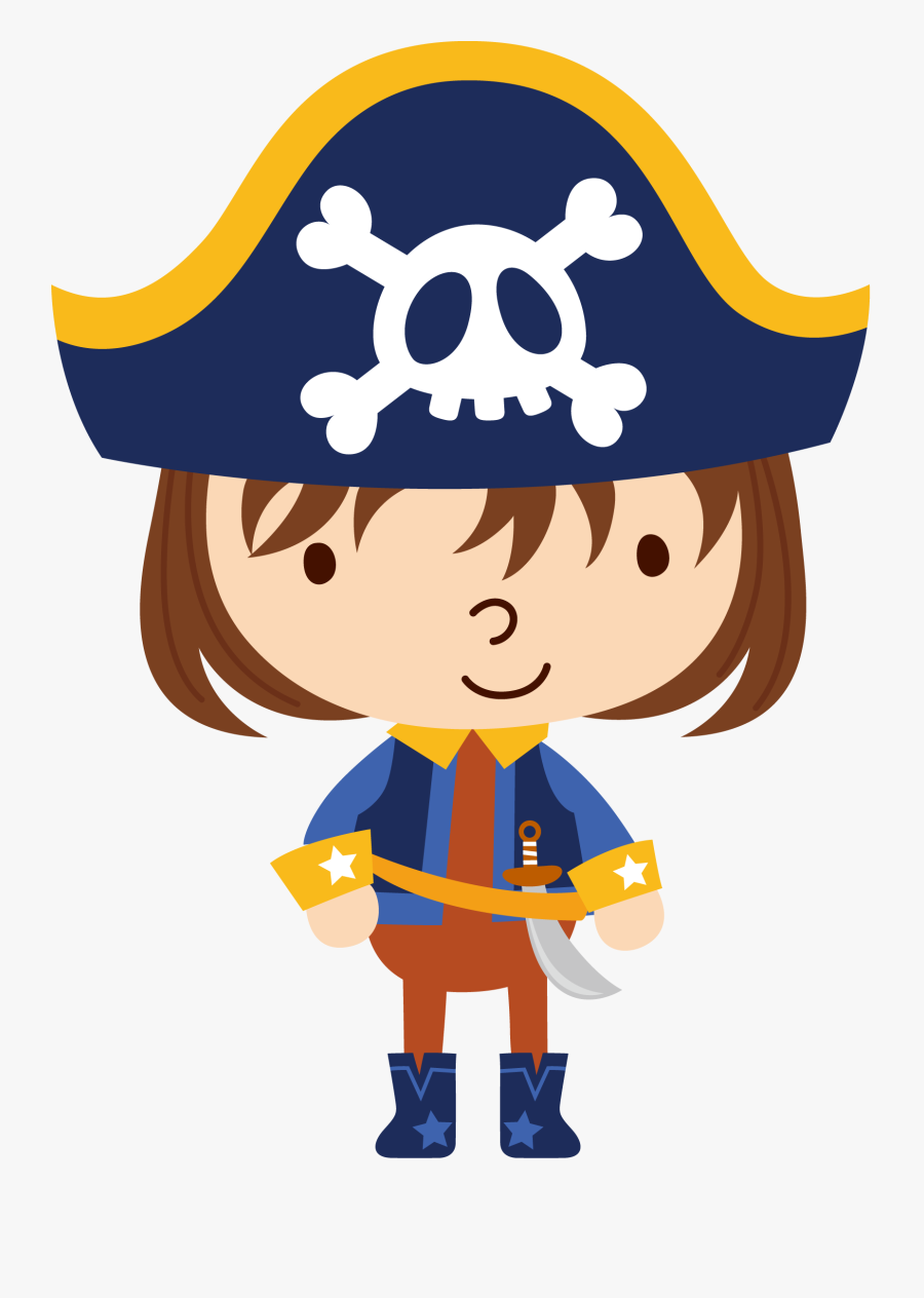 Pirate Party Cartoon, Transparent Clipart