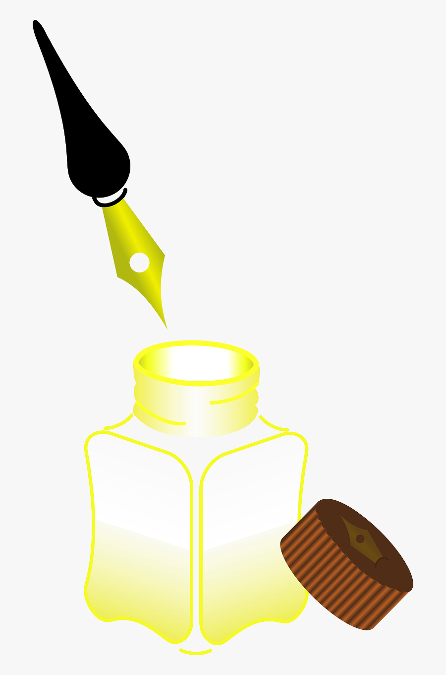 Rocket Tinta Y Pluma Tinta 555px, Transparent Clipart
