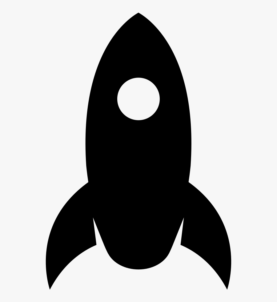 Rocket Clip Art Black - Foguete Silhueta Png, Transparent Clipart