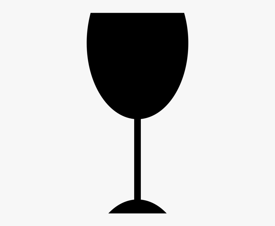 Wine Glass Silhouette Blackboard - Transparent Wine Glass Silhouette, Transparent Clipart