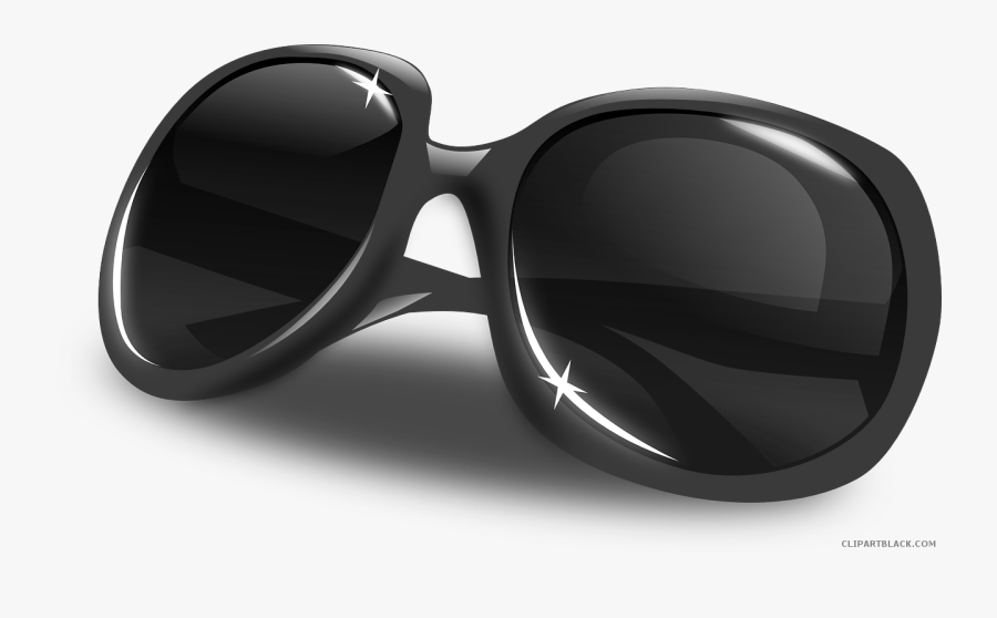 Grayscale Sunglasses Clipart - Glasses, Transparent Clipart