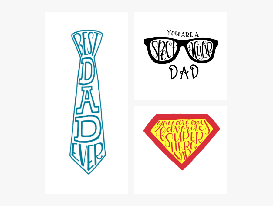Father"s Day Printables, Transparent Clipart