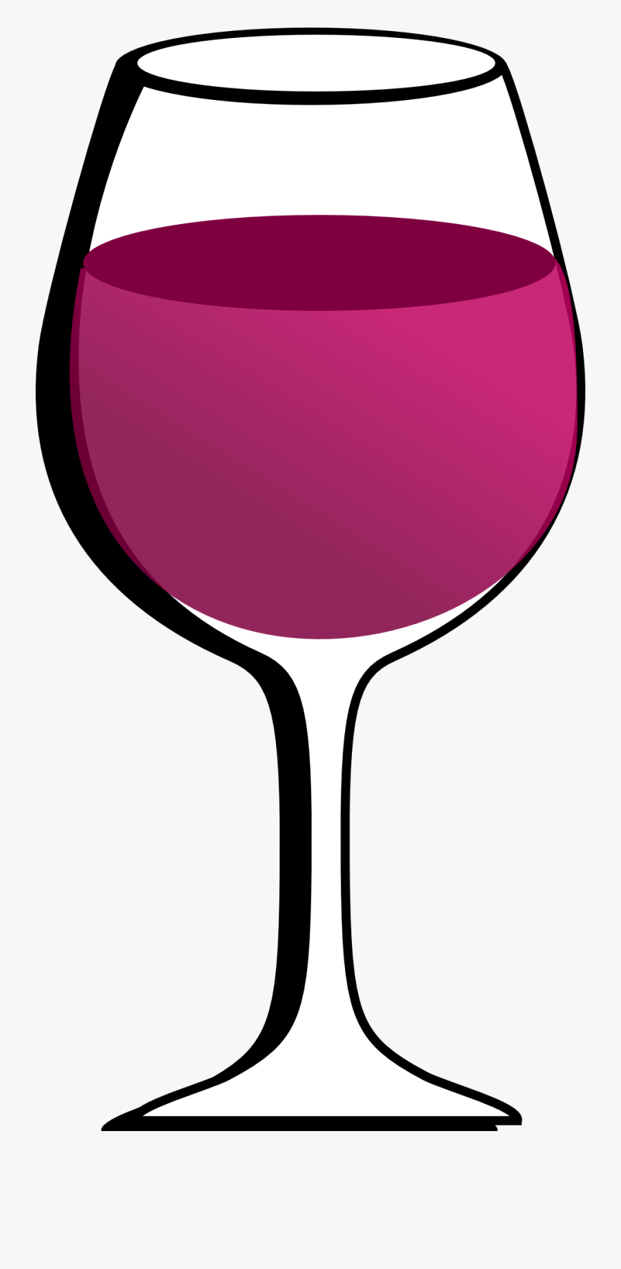 Wine Clip Pink - Red Wine Glass Clipart, Transparent Clipart