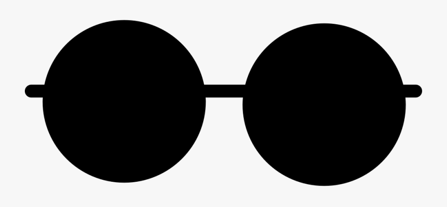 Glasses Svg Clip Art - Round Black Glasses Png, Transparent Clipart