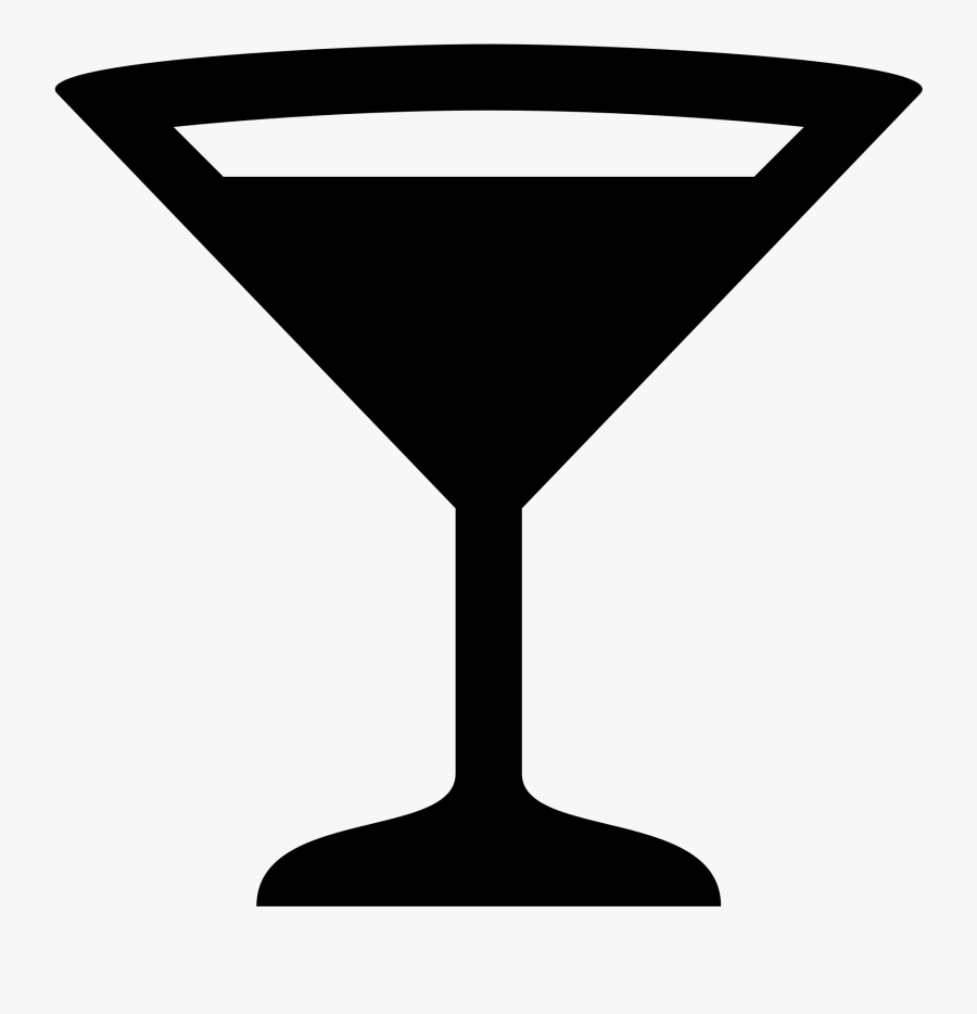 Martini Cocktail Glass Margarita Kir - Icone Bar, Transparent Clipart
