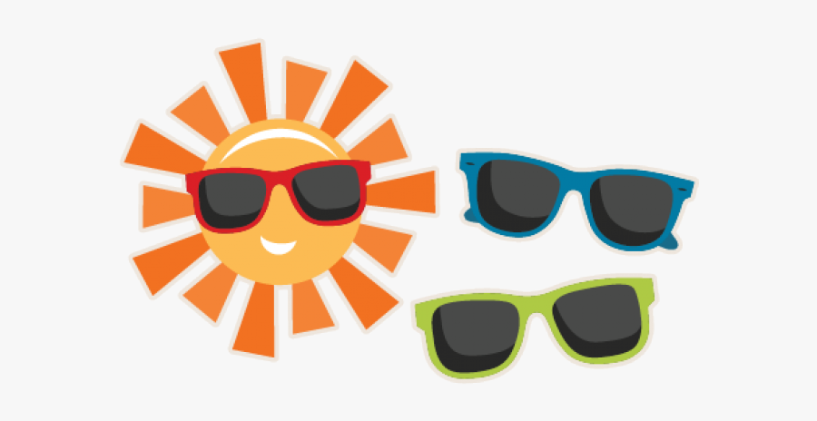 Sun With Sunglasses Svg Free, Transparent Clipart