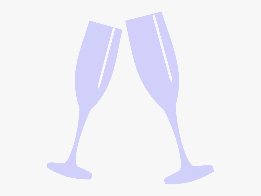Clipart Champagne Clker - Champagne Glasses Transparent Clipart, Transparent Clipart