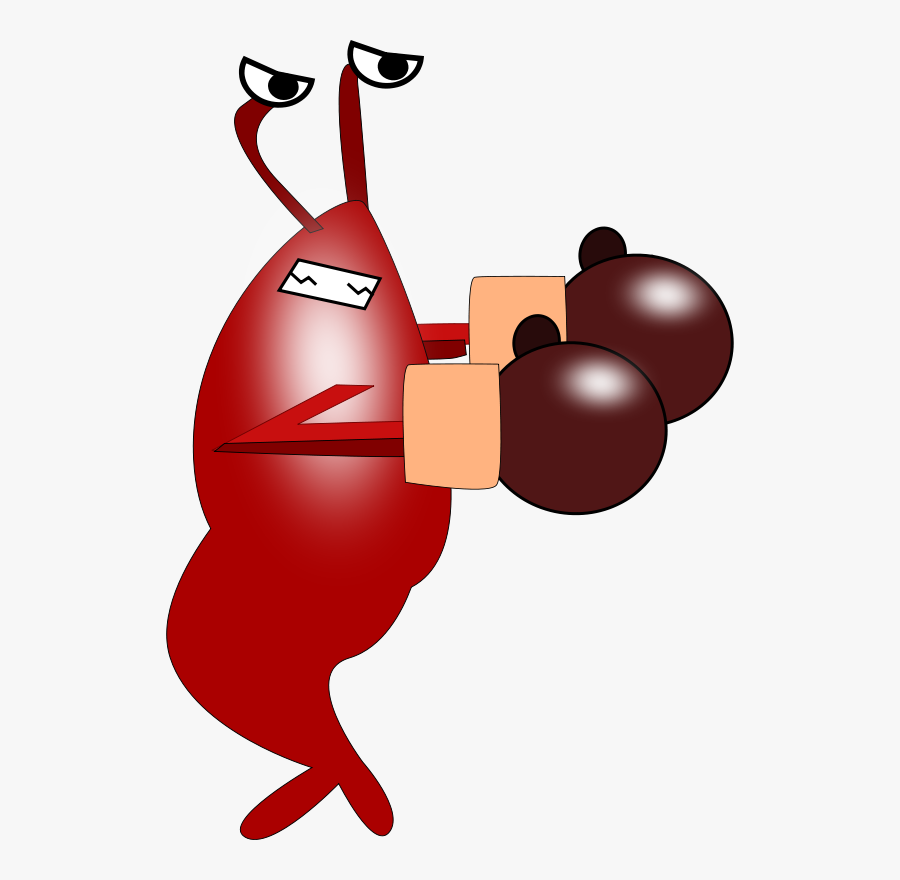 Fighting Shrimp - Surf And Turf Clip Art, Transparent Clipart