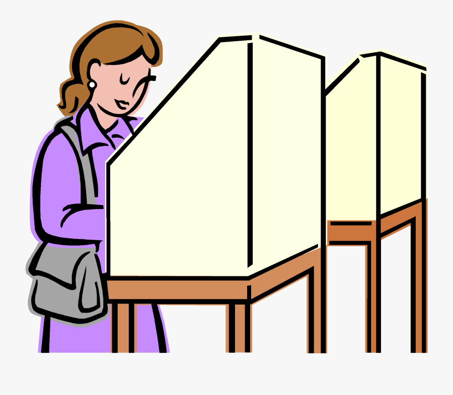 Transparent Vote Png - Voting Booth Clip Art, Transparent Clipart