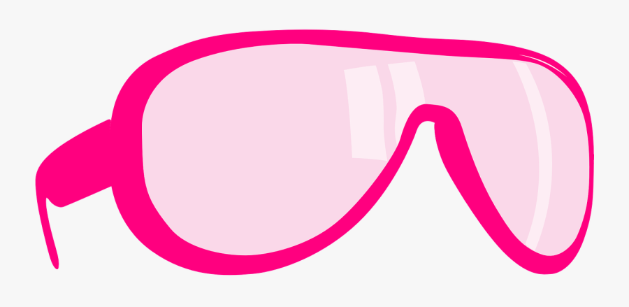 Pink Sunglasses Clip Art - Pink Goggles Clipart, Transparent Clipart