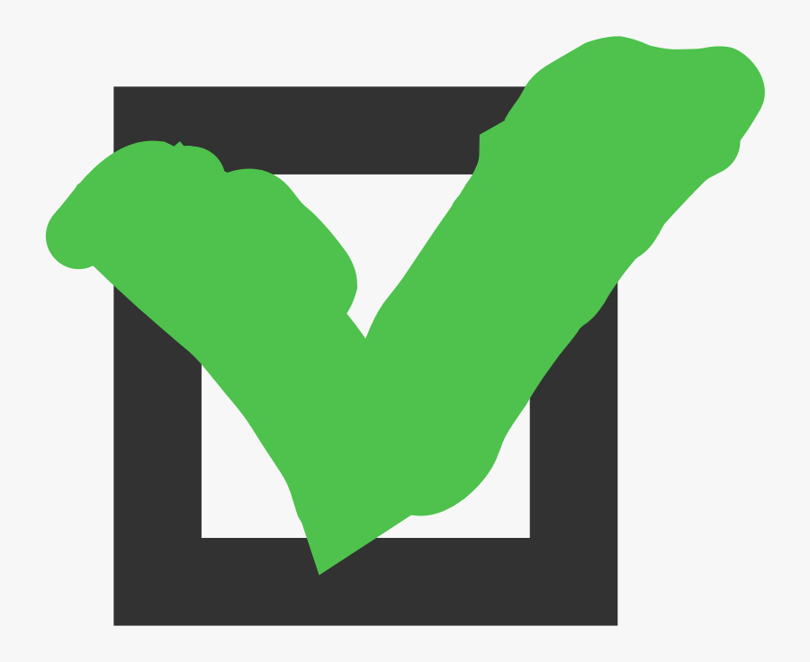 This Png File Is About Tick , Mark , Select , Vote - Cliparts Yes, Transparent Clipart