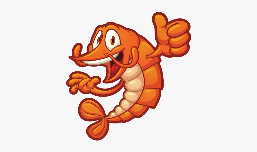 Seafood Graphic Royalty Free Dancing Shrimp Huge Freebie - Cartoon Shrimp No Background, Transparent Clipart