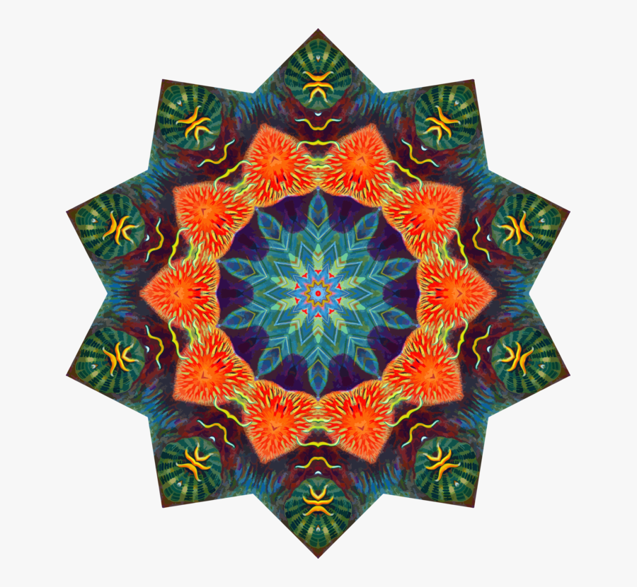 Symmetry,presentation Slide,mandala - Motif, Transparent Clipart