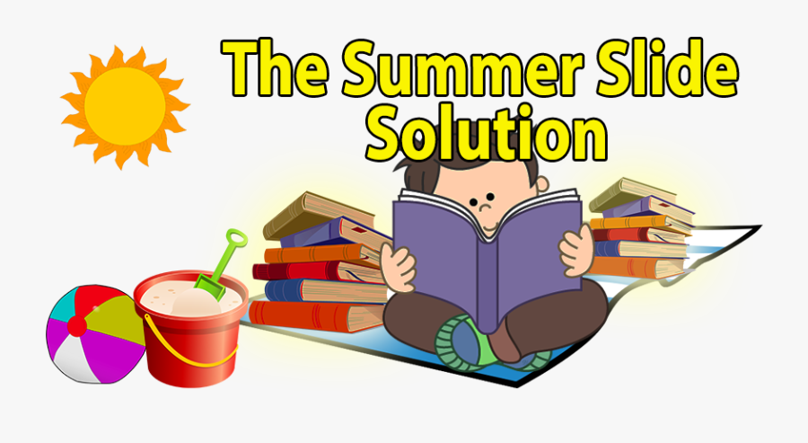 Summer Slide Solution - Summer Slide Reading Clipart, Transparent Clipart
