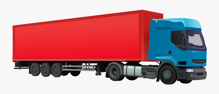 Container Truck Png Clip Art - Clipart Truck With Container, Transparent Clipart