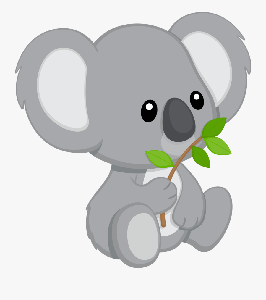 Cute Baby Cartoon Koala, Transparent Clipart