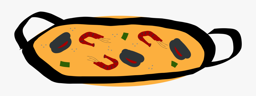 Paella Clipart Rice Shrimp - Paella Clipart Png, Transparent Clipart