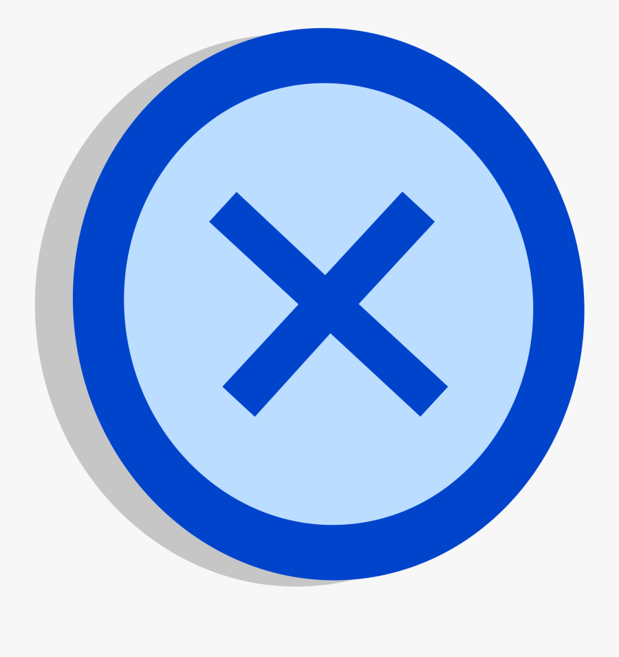 Symbol Multiplication Vote - X Close Icon, Transparent Clipart