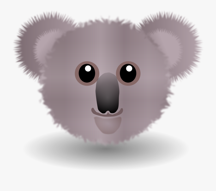 Rodent,head,koala - Cartoon Koala Face, Transparent Clipart