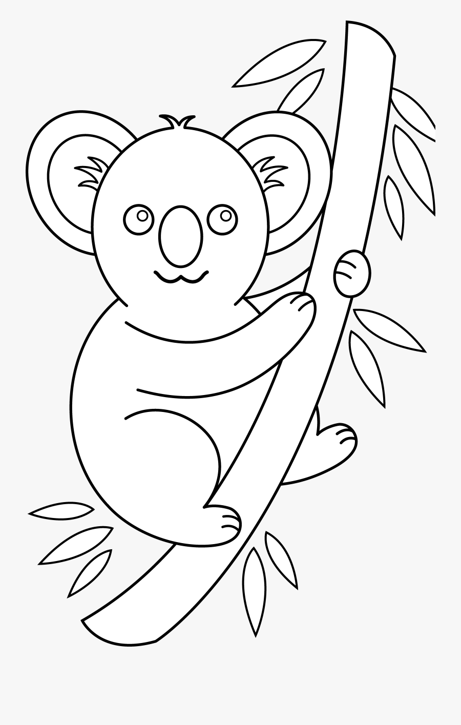 Koala Illustration - School Monster Clipart Black And White, Transparent Clipart