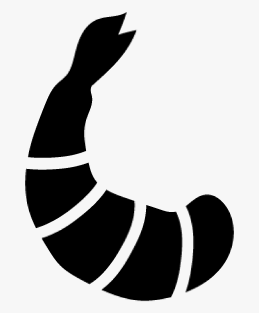 Icon Ingredient Shrimp - Shrimp Icon Black And White, Transparent Clipart