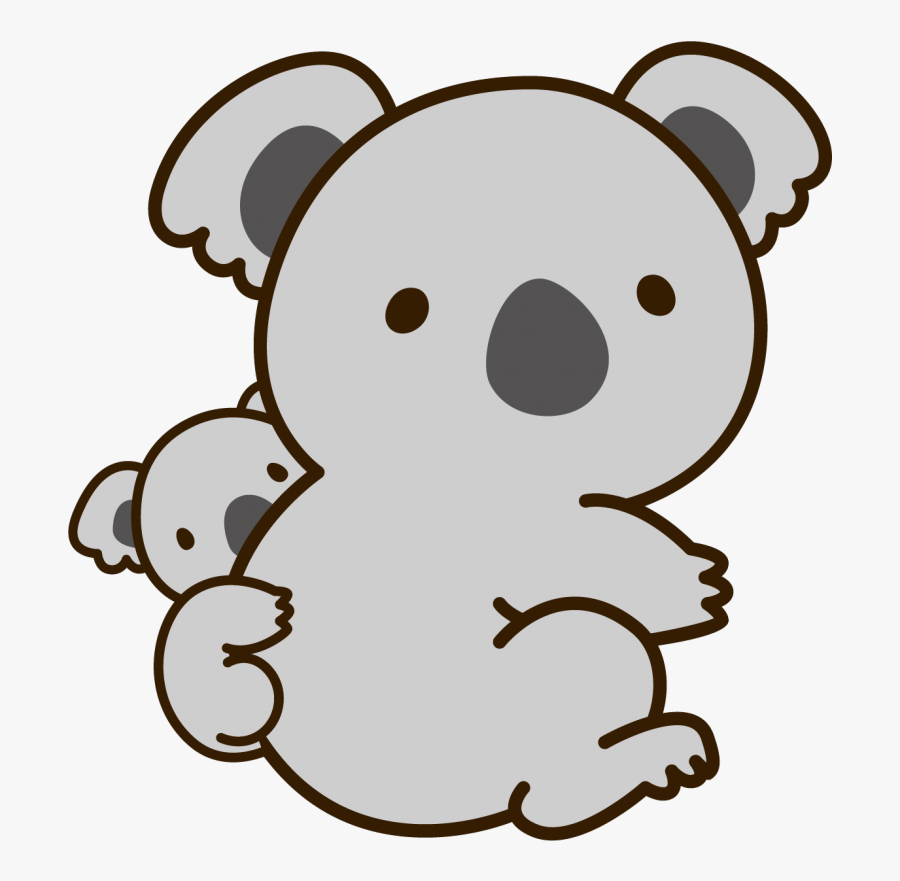 Koala Cute Sticker Png, Transparent Clipart