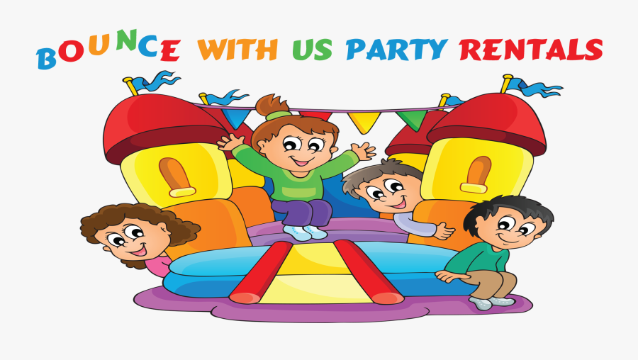 Bounce With Us Party Rentals - Cartoon, Transparent Clipart