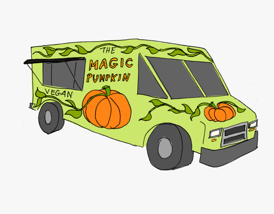 Clipart Pumpkin Truck , Transparent Cartoons - Magic Pumpkin Food Truck, Transparent Clipart