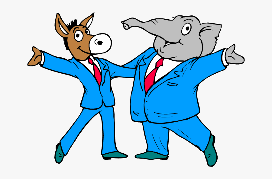 Democrats And Republicans Together, Transparent Clipart
