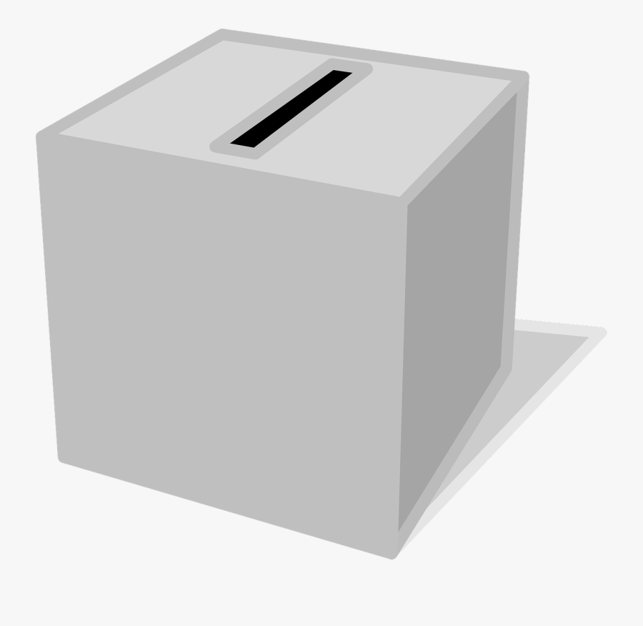 Ballot Box - Ballot Box Png White, Transparent Clipart