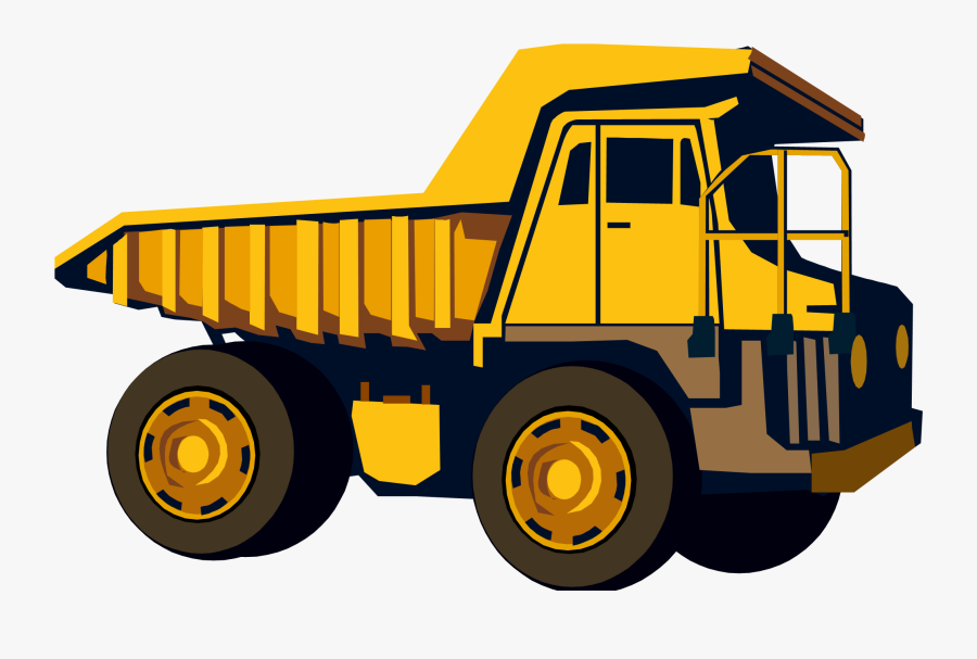 Transparent Dump Truck Clip Art - Truck, Transparent Clipart