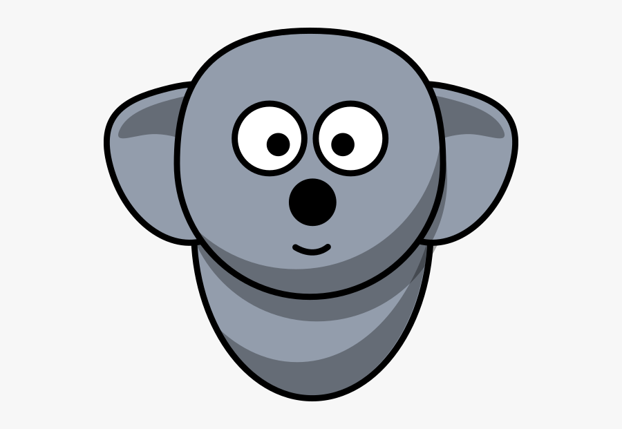 Elephant Head Clip Art, Transparent Clipart