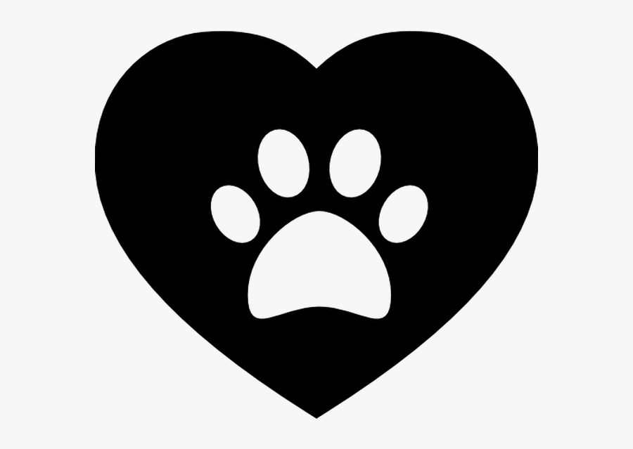Clip Art Dog Paw Print Svg - Dogs Icon Transparent Background, Transparent Clipart