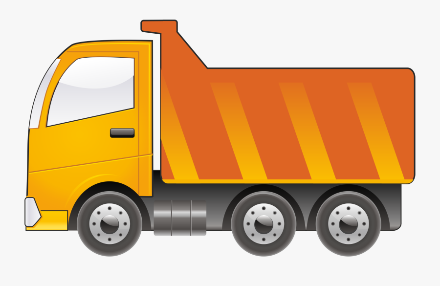 Dump Truck Vector Png Clipart - Грузовая Машина Пнг, Transparent Clipart
