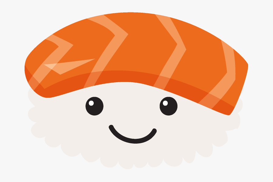 Collection Of Free Sushi Transparent Cartoon - Salmon Sushi Clipart, Transparent Clipart