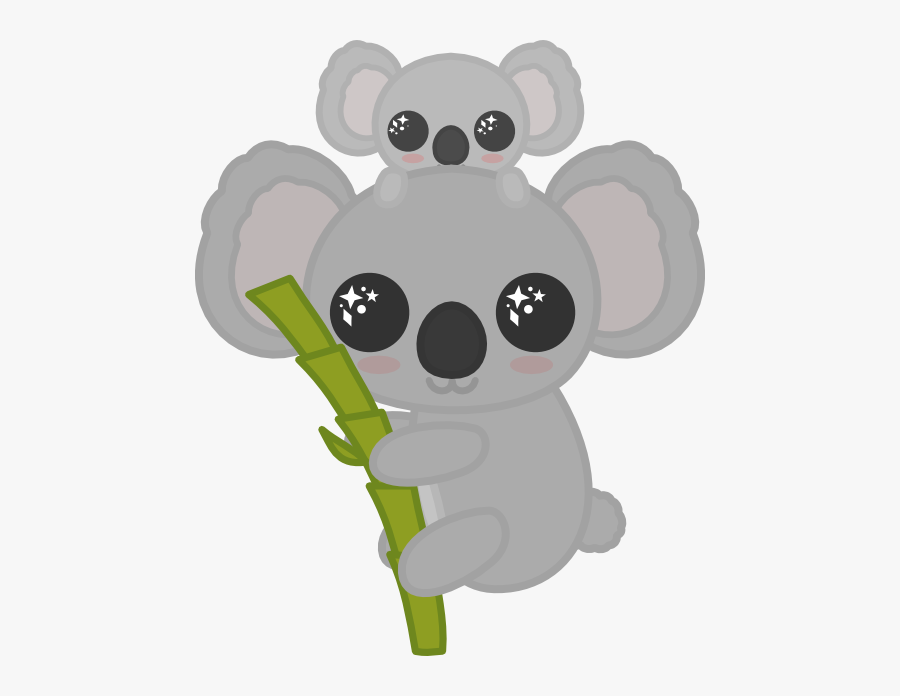 Transparent Koala Clipart - Koala Kawaii, Transparent Clipart