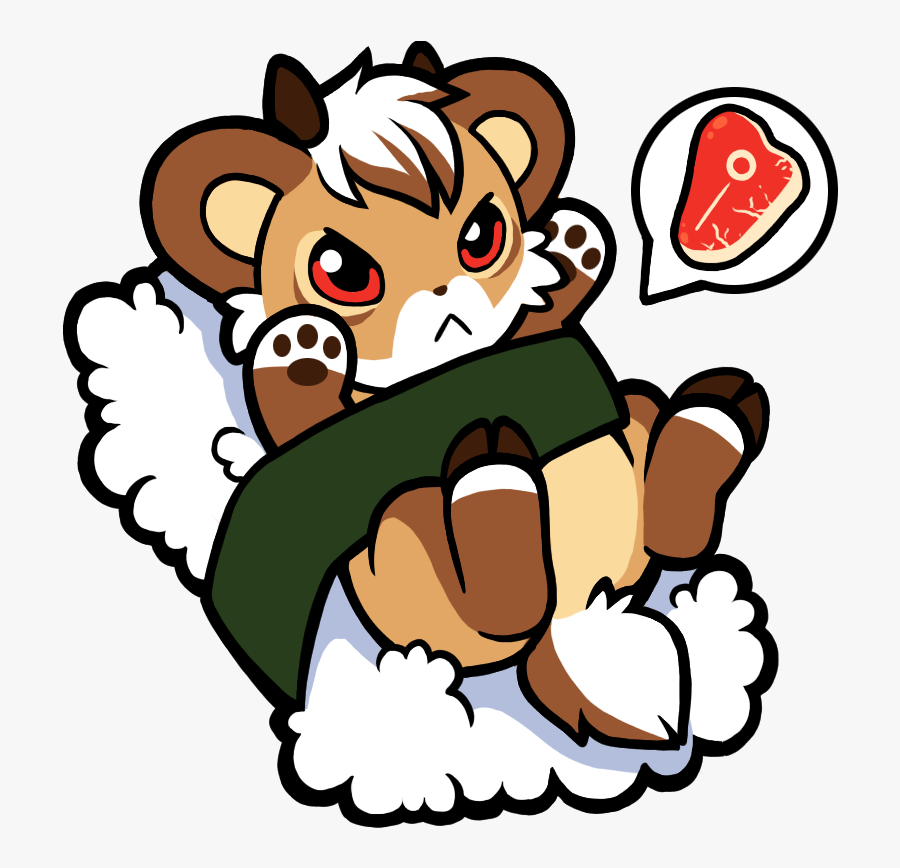 Transparent Sushi Clipart Png - Dog In Sushi Drawing, Transparent Clipart