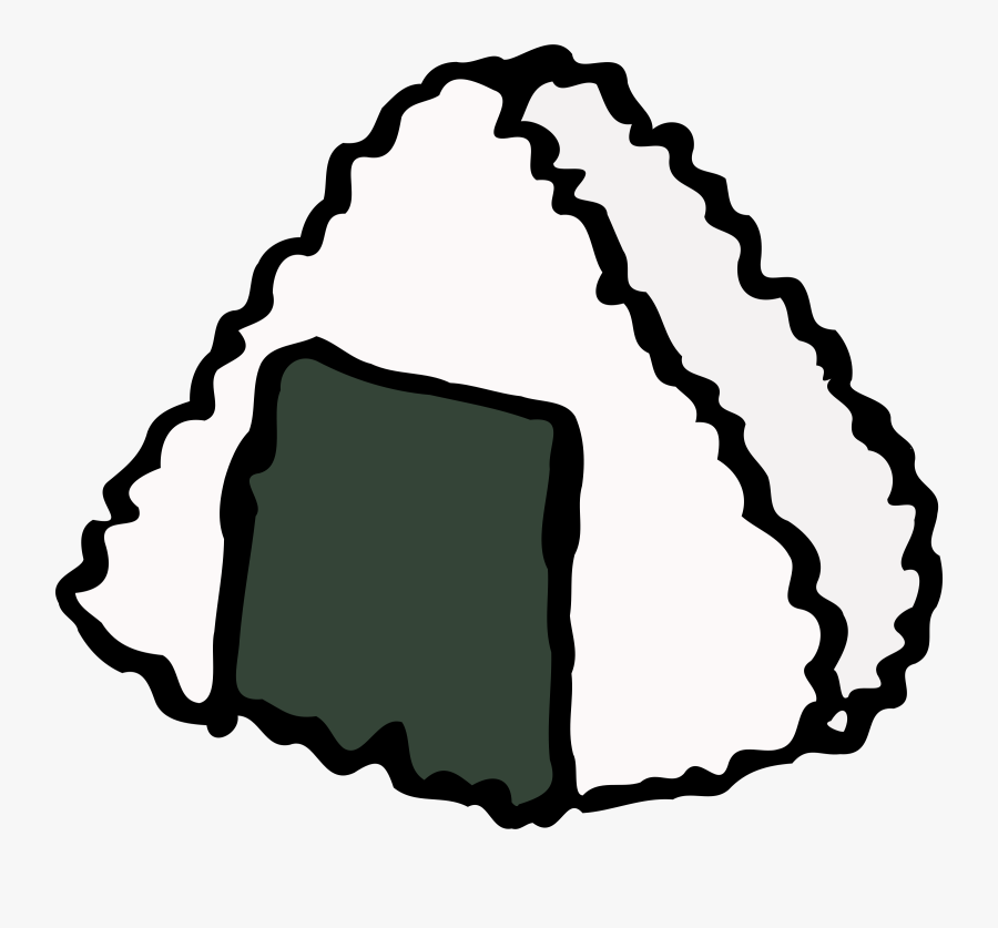 Onigiri Japanese Cuisine Sushi Rice Cake - Rice Cake Clip Art, Transparent Clipart