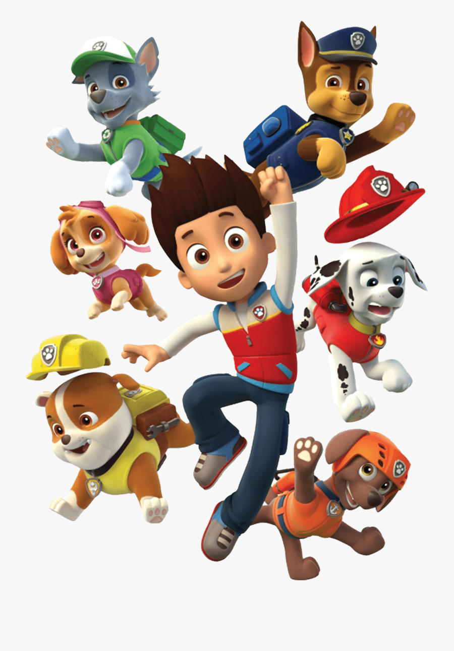 Ryder And His Dogs Paw Patrol Clipart Png - Ryder And Paw Patrol, Transparent Clipart