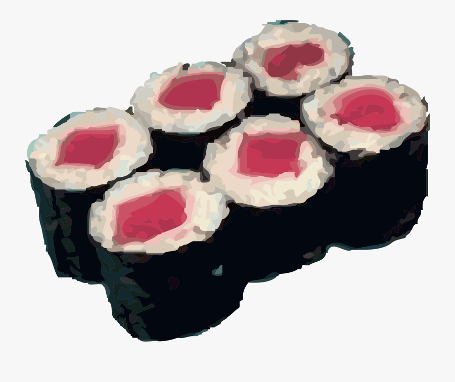 This Free Icons Png Design Of Tekka Maki Sushi - Sushi Clip Art, Transparent Clipart