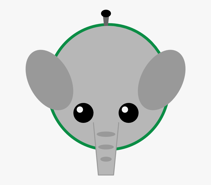 Elephant Art - Elephant Mope Io Png, Transparent Clipart