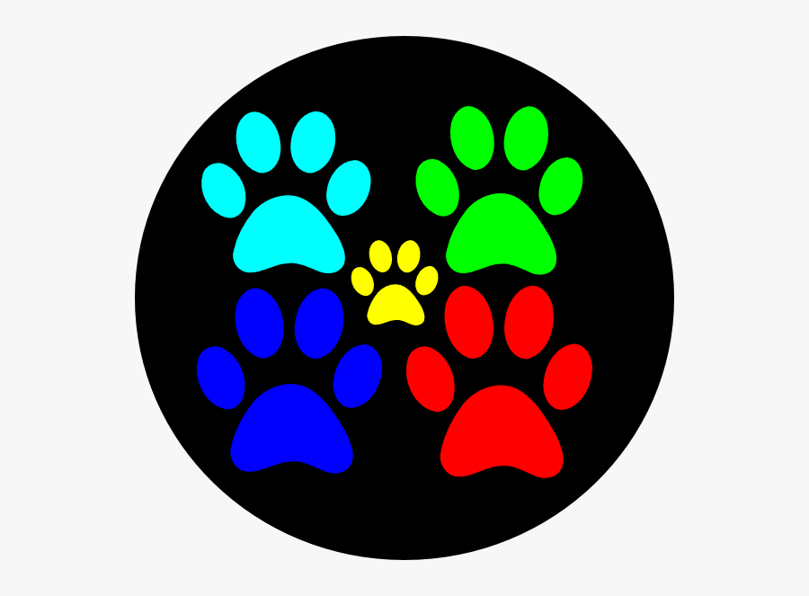 Paw Clipart Service Dog - Dog Walking, Transparent Clipart