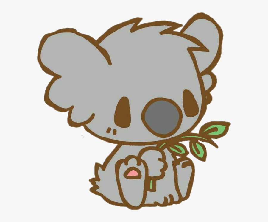 #freetoedit #cute #kawaii #koala - Draw Cute Koala Bear, Transparent Clipart