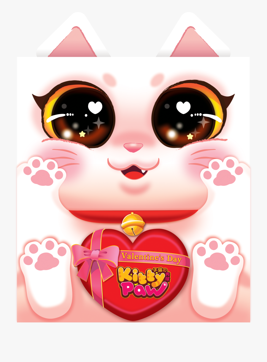 Kitty Paw Valentine's Day Edition, Transparent Clipart