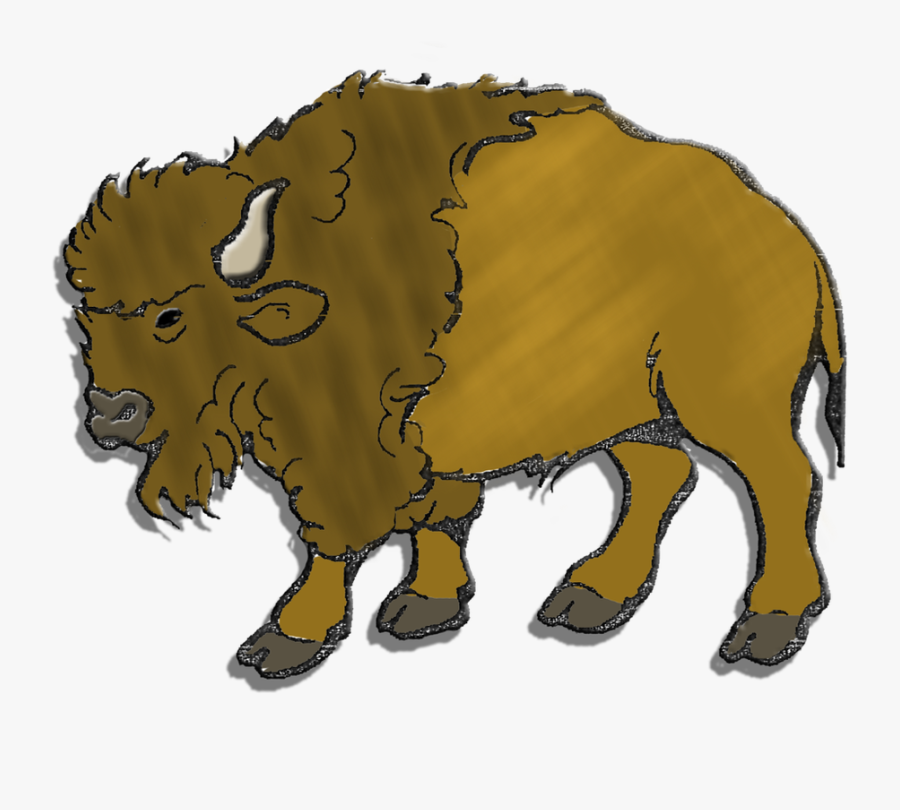 Herd Clipart Buffalo - Clip Art American Bison, Transparent Clipart